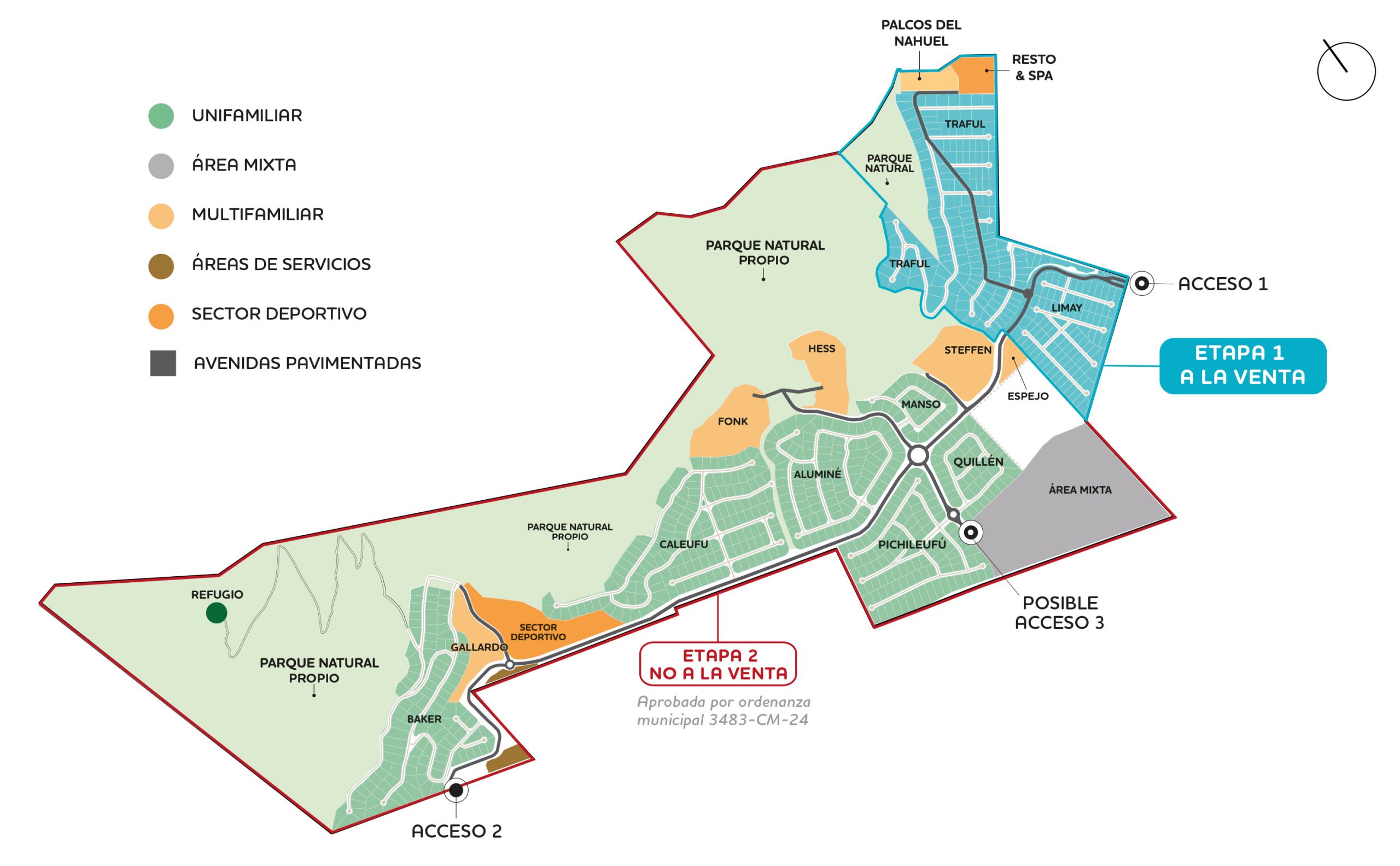 Cerro Lindo Bariloche, Masterplan
